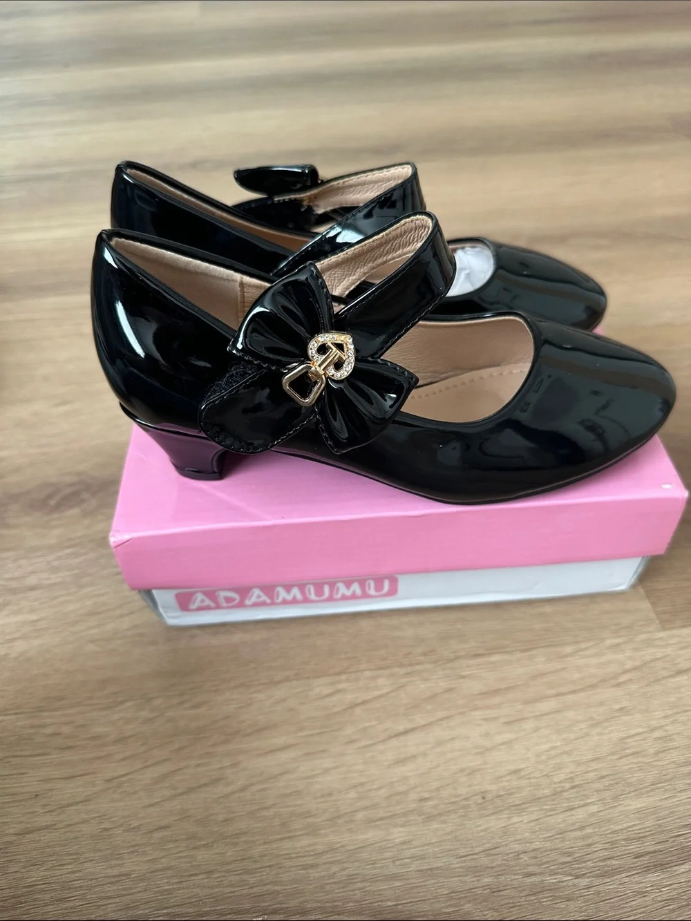 Girls' Black Patent Mary Jane Dress Shoes